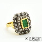 Antique gold style ring