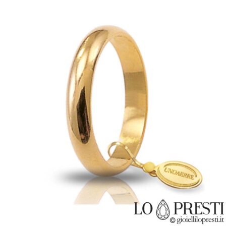 Ring-Fede-Unoaerre-classical-yellow gold-g.5-mm.3.50