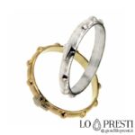anello fede fedina rosario oro bianco giallo 18kt anelli rosario fedi fedine sacre