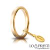 خاتم زواج Unoaerre من الذهب الأصفر خط دوائر من الضوء gr.4.30mm.2.50