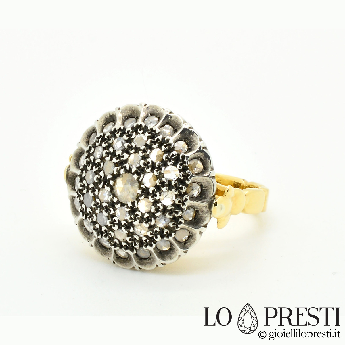 Lega Anello corona Xuxuou creativo alla moda anello di apertura regolabile femminile diamante artificiale diamante femminile dito ornamento Purple 1 
