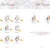 クラシックホワイトローズゴールドの結婚指輪-unoaerreカタログ