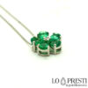 ciondolo smeraldo goccia ciondoli smeraldi taglio goccia diamanti oro drop cut emerald pendants in 18kt white gold and diamonds