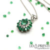 emerald pendant pendant necklace emeralds brilliant diamonds 18kt white gold pendant necklace emerald pendant emeralds brilliant diamonds 18kt white gold