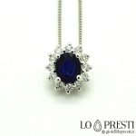 necklace-pendant-pendant-blue-sapphire-round-outline-diamonds-white-gold