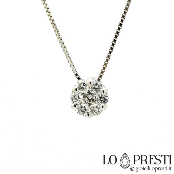 light point necklaces light point necklace with brilliant diamond certified 18kt white gold light point necklace with brilliant diamonds handcrafted gold jewel