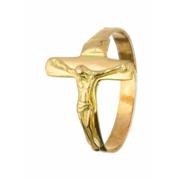 Кольцо с крестом Ave Maria
