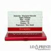Brilliant cut diamond certified in blister pack as gift gift