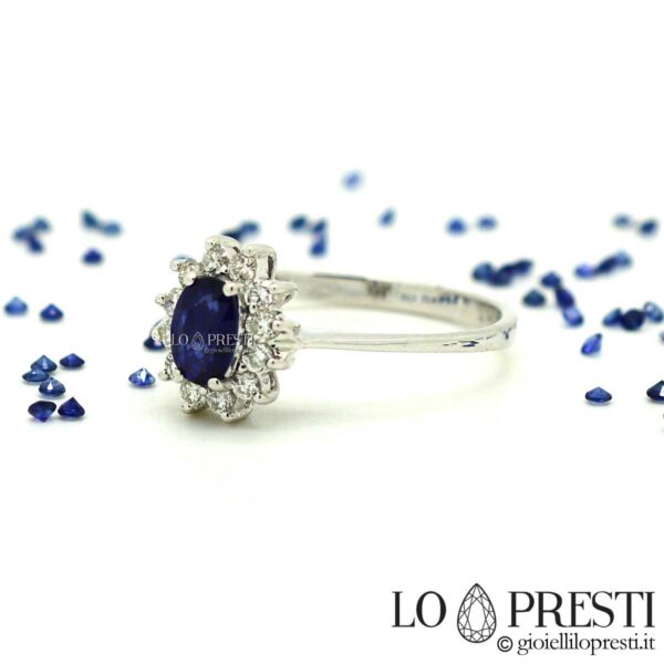 ring with sapphire rings with sapphires natural diamonds customizable women's rings