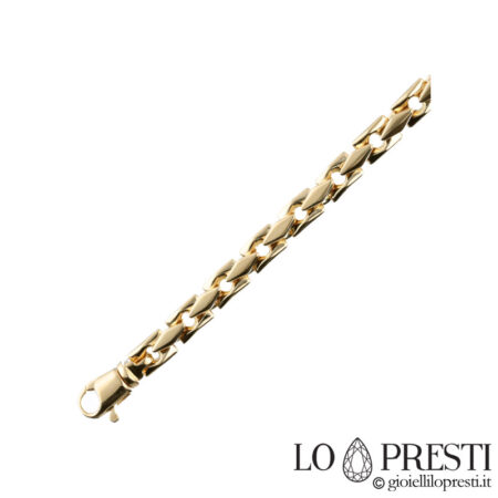 bracelet fantaisie en or 18 carats pour homme