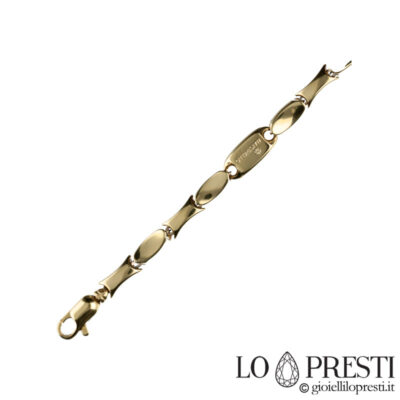Мужской браслет из полой трубчатой ​​сетки, белое золото 18 карат, современный дизайн, 7,20 гр.