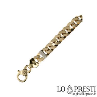 Full link chain in yellow gold 18 kt