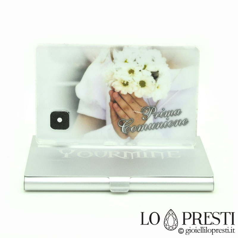 Diamante Certificato Blister Personalizzato Foto Regalo Comunione Diamanti Yourmine Gioielli Lo Presti