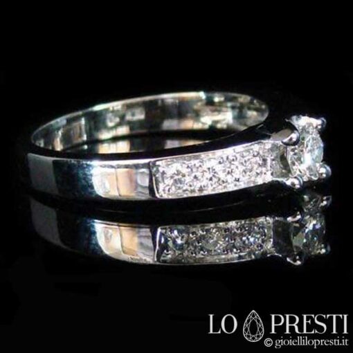 anello anelli fidanzamento solitari con diamanti brillanti certificati oro anelli fidanzamento artigianali