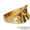 anillo hombre esfinge egipto oro