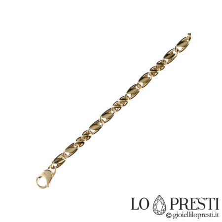 18 kt yellow gold baptism necklace