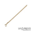 18 kt yellow gold full link baptism necklace