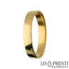 yellow gold wide band wedding ring