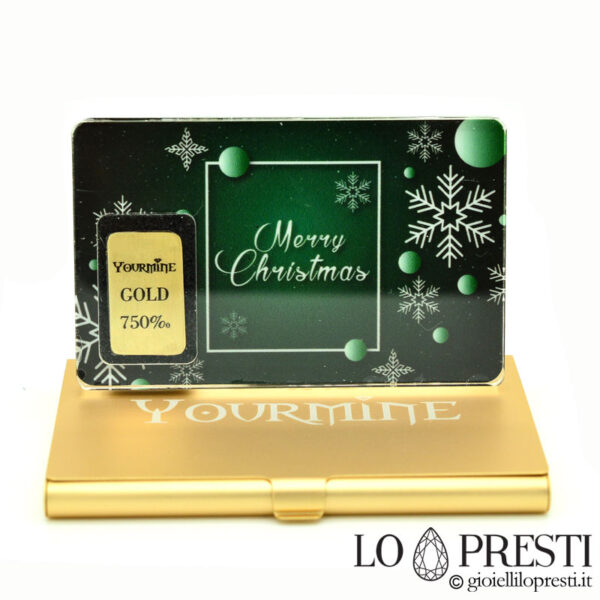 gold ingot investment Christmas gift 2020