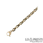 bracelet for men and women rolo370 18 kt yellow gold
