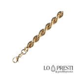 185 kt yellow gold unisex cord necklace 18