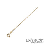 Venezianische Halskette 430 18 kt Gelbgold, Unisex