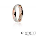 Обручальное кольцо Unaerre с бриллиантами круглой огранки