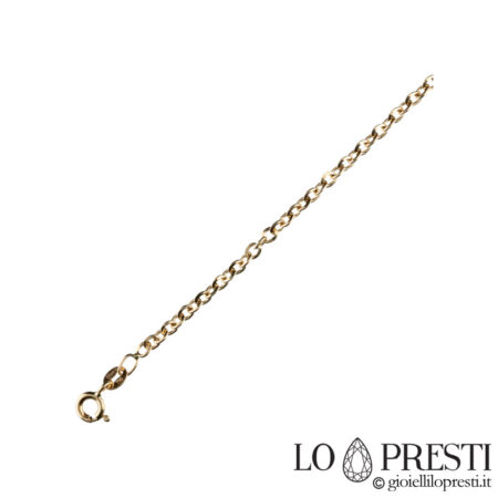 18 kt yellow gold unisex necklace