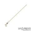 flat unisex necklace 130 18 kt yellow gold