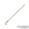 unisex rolo380 necklace in 18 kt yellow gold