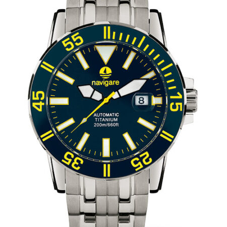navigate deep sea titanium watch