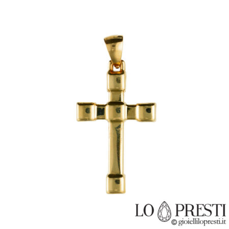18 kt yellow gold cross without Christ