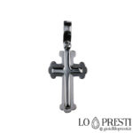 18 kt white gold cross without Christ