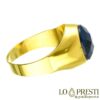 anello anelli uomo donna chevalier mignolo oro pietra zircone rotondo personalizzato
