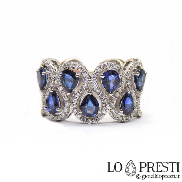 anello-fascia-con-zaffiri-blu-naturali-goccia-diamanti-oro-bianco-18kt