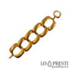 18kt gold wide groumette bracelet for women