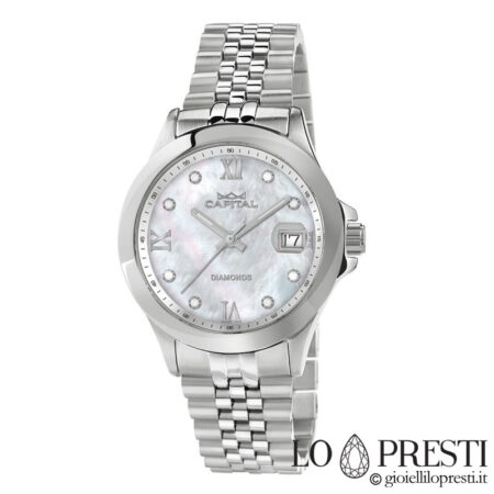Capital women's watch with natural diamonds