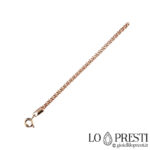 Ожерелье из 18-каратного розового золота fope630 для мужчин и женщин