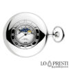 Moon phase and date pocket watch