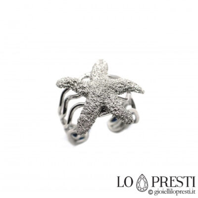 diamond starfish ring.