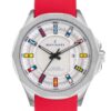 Часы Mavericks для мужчин и мальчиков, часы для навигации Mavericks, красные, силиконовые, стальные, водонепроницаемые, 10 атм