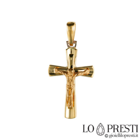 Croix en or 18 carats, symbole de foi
