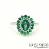 singsing wedding engagement anniversary rings na may emerald emeralds