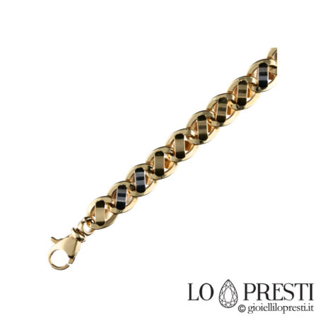 bracelet pour homme en or 18 carats