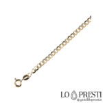 Grumetta-Halskette für Herren aus 18-karätigem Gelbgold