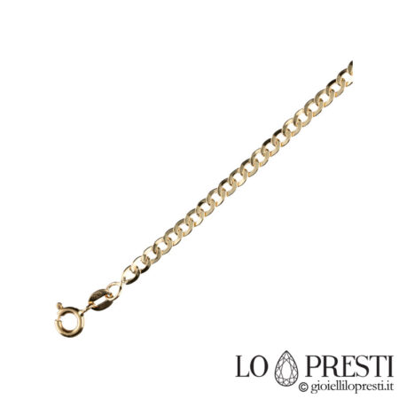 Grumetta-Halskette für Herren aus 18-karätigem Gelbgold
