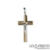 Croce con Cristo simbolo religioso padrino madrina