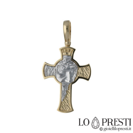 cruz de hombre de oro macizo, mano de obra etrusca