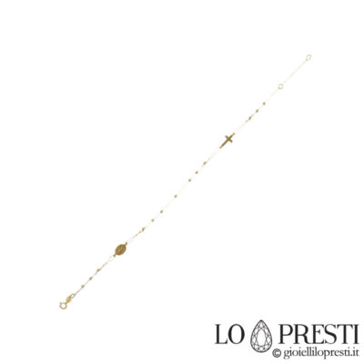 Bracciale rosario D&G oro giallo 18kt