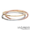bracelets en or trois couleurs accessoire de mode de luxe